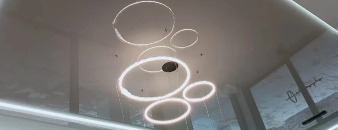 kołowa lampa kołowa